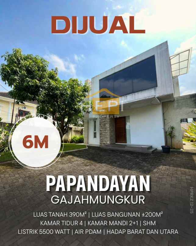 jual rumah siap huni papandayan semarang