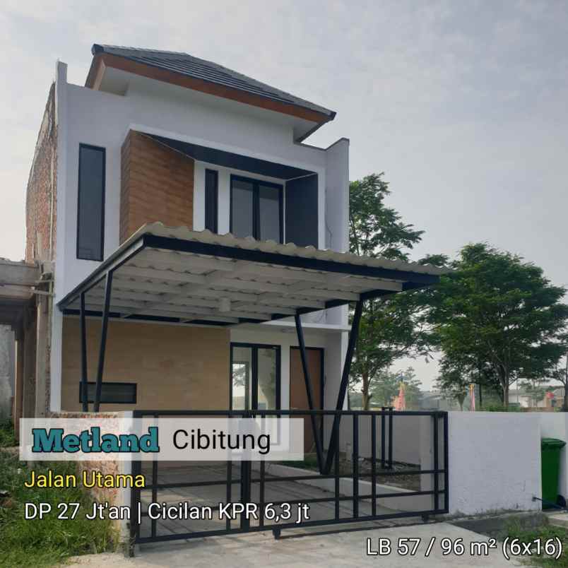 metland cibitung jalan utama dp dicicil