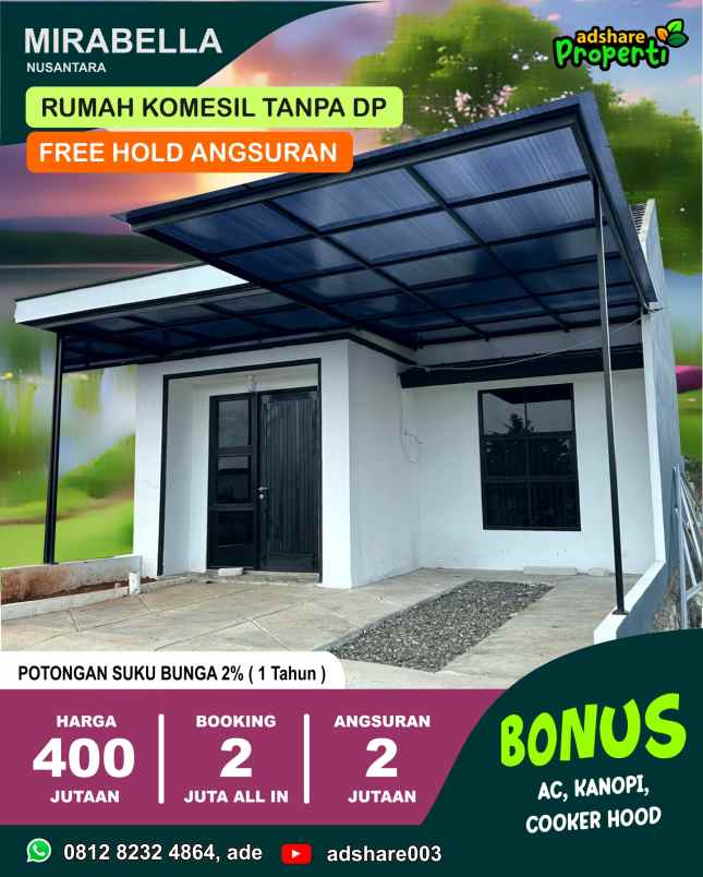 new modern home di babelan mirabella