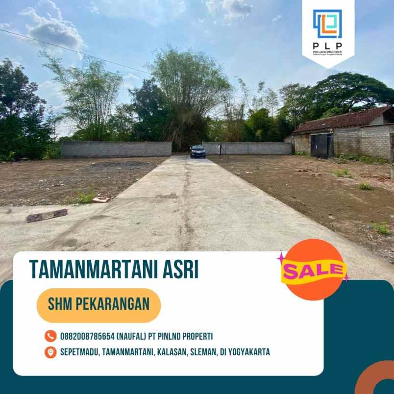 pekarangan siap bangun selatan jalan raya prambanan