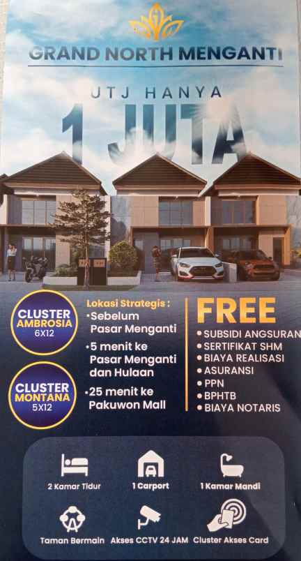 pelunasan tahap 3 perumahan manganti dp 0