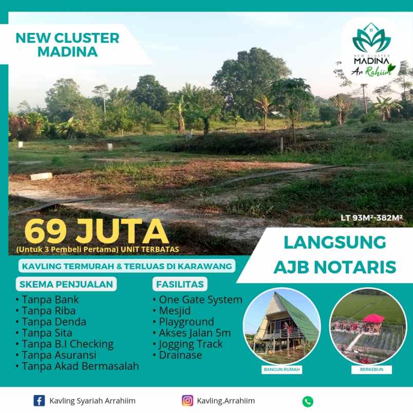 promo spesial new cluster madina