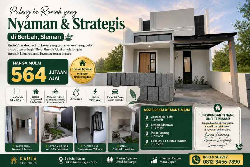 pulang ke rumah yang tenang dekat ke mana mana