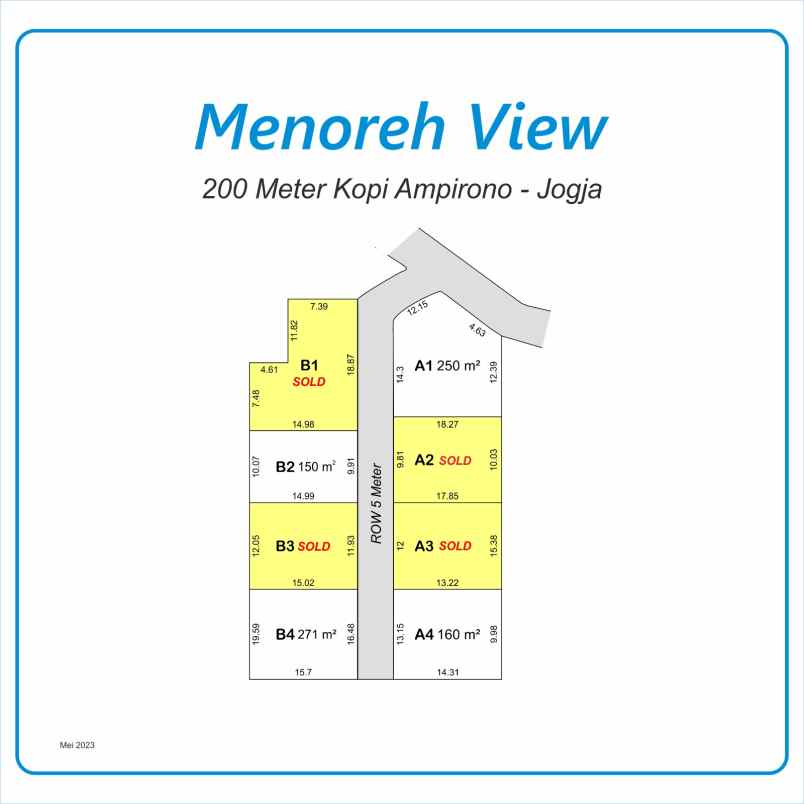 ready ajb kavling villa menoreh kulonprogo luas 160m2