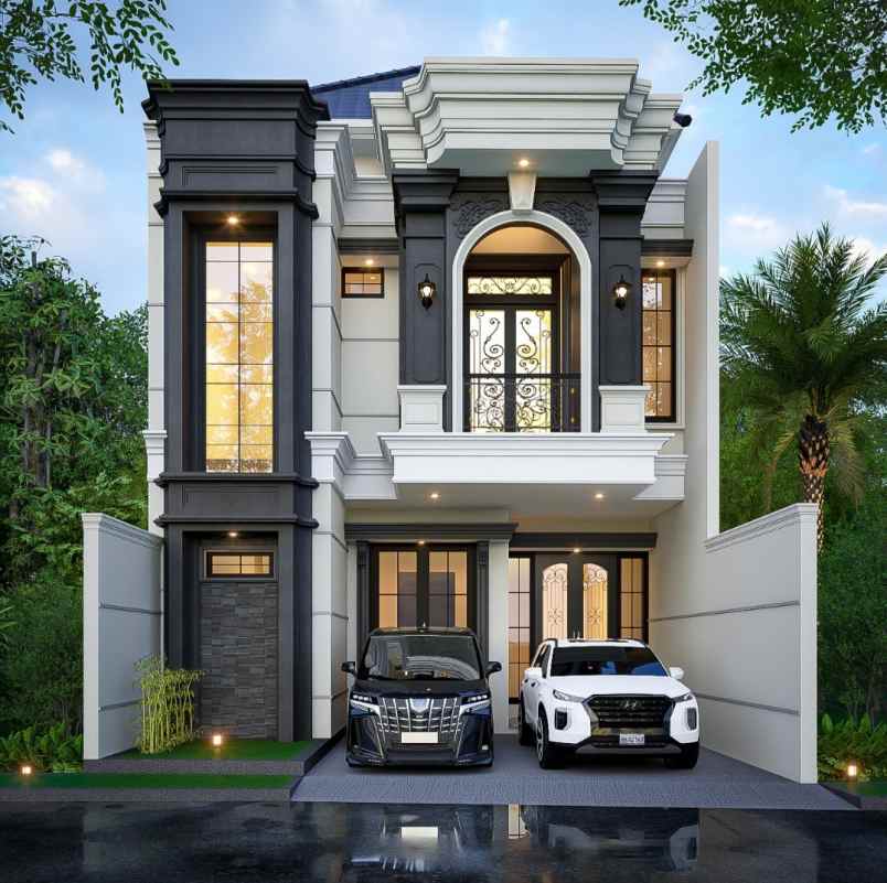 rumah 2 lantai dalam cluster di kemang sukmajaya depok