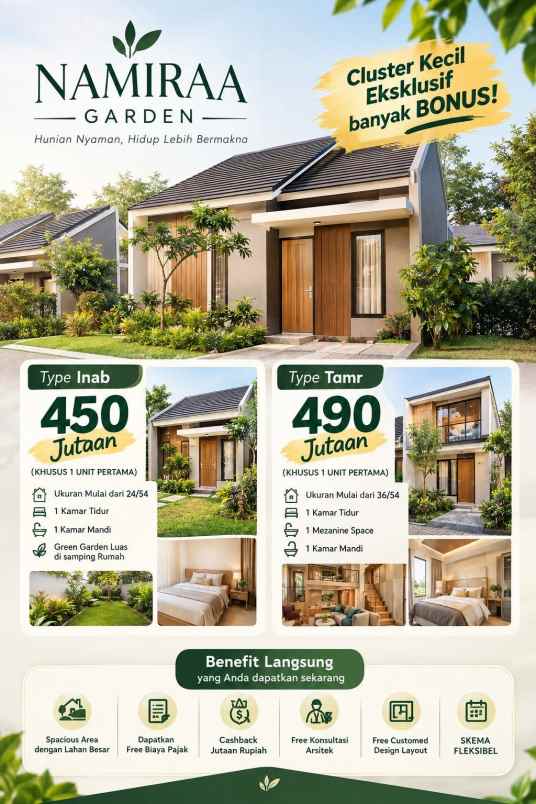 rumah 450 jutaan bonus serius