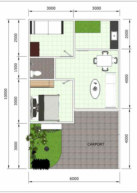 rumah baru dalam cluster di bojonggede bogor