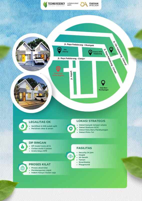 rumah baru dp 7 7 jt techno regency padalarang