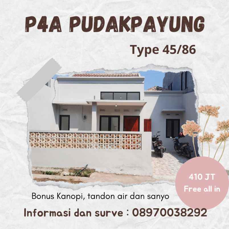 rumah baru ready stok di p4a