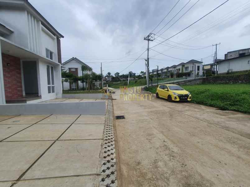 rumah cantik view gunung di kawasan dramaga bogor