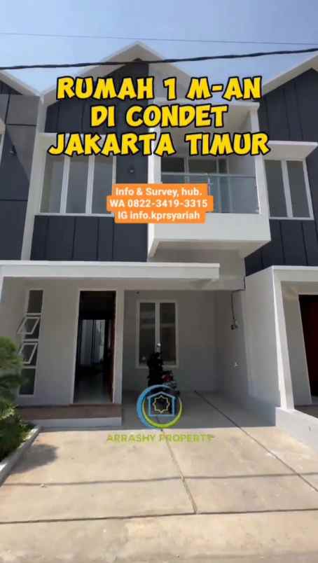 rumah cluster 2 lantai condet jakarta timur