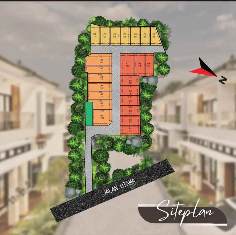 rumah cluster nuansa bali 934 jt an di sukmajaya depok