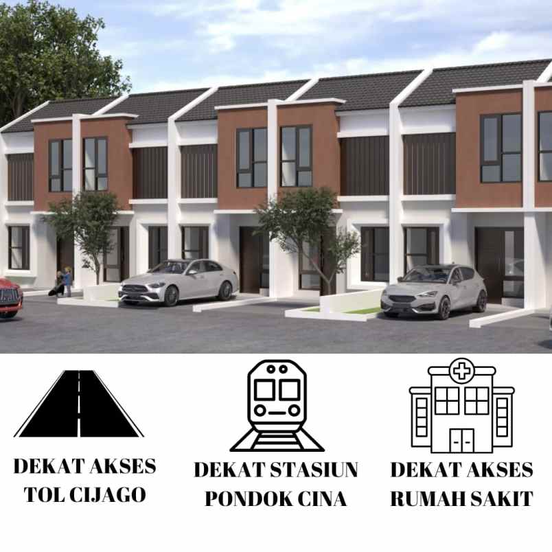 rumah di cibubur perdana hanya 700 jutaan