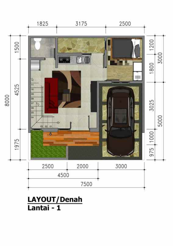 rumah di pamulang2 dekat toll sma 3 pd cabe ciputat