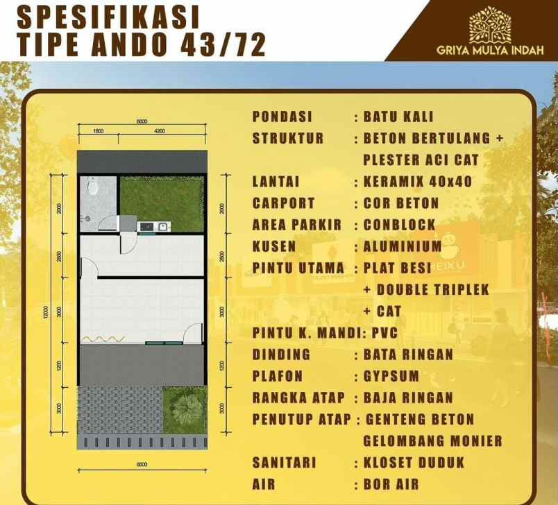 rumah dijual rumah multi fungsi