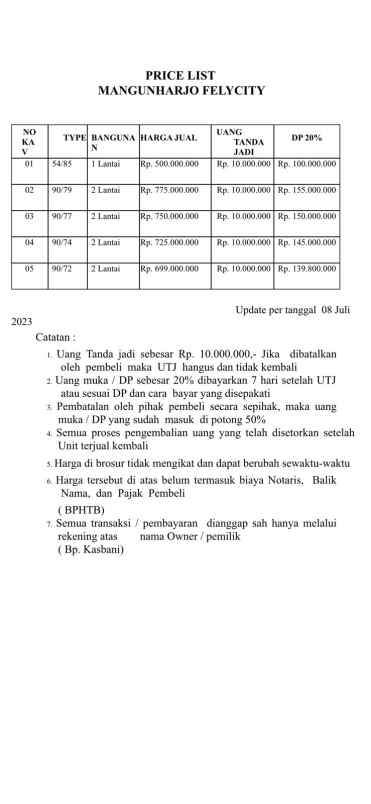 rumah ekslusif hanya 5 unit