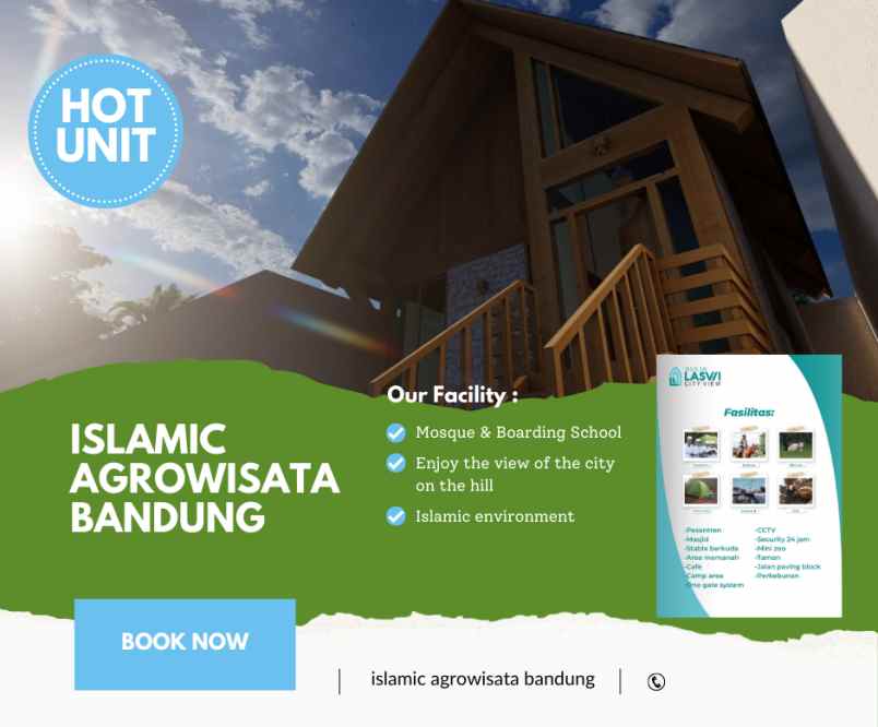 rumah islami dekat wisata ciwidey bandung