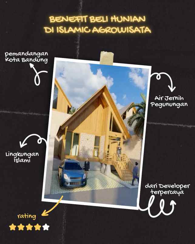 rumah islami dekat wisata ciwidey bandung