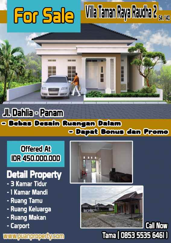 rumah jl dahlia delima kec