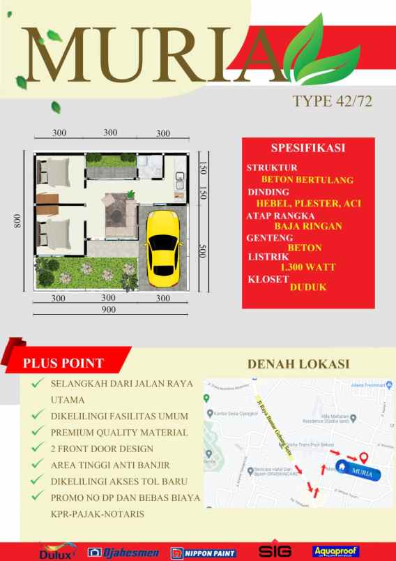 rumah jl kelapa dua pedurenan