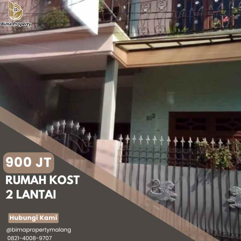 rumah kost 2 lantai