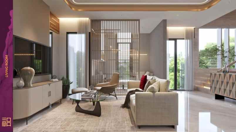 rumah mewah eonna model korea town di bsd