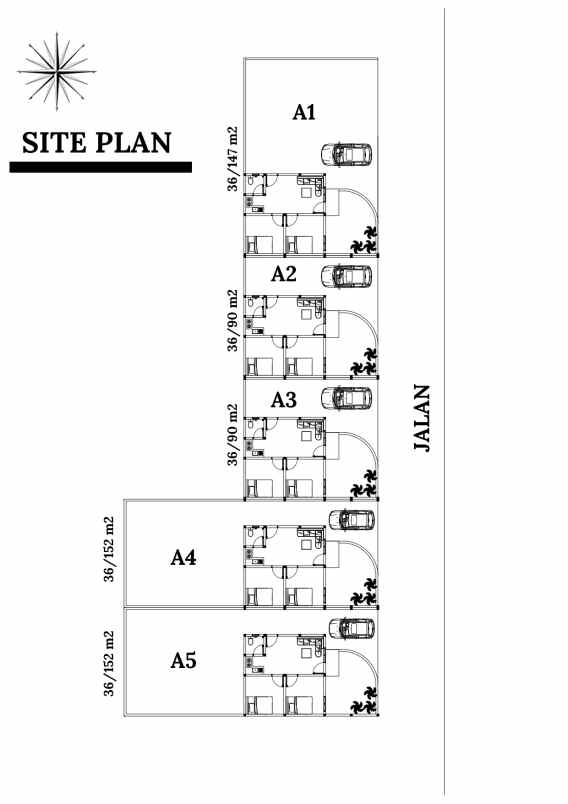 rumah minimalis type 36 185juta 1 unit pertama shm