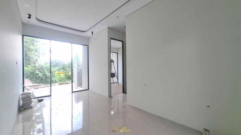 rumah modern view sawah di purwomartani kalasan