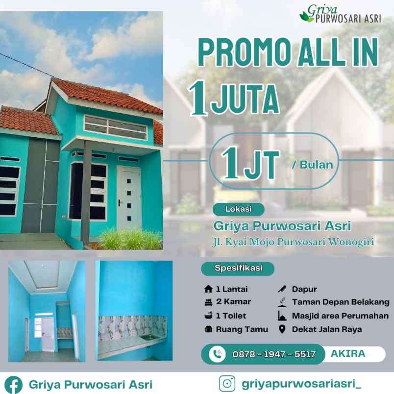 rumah murah all in 1juta