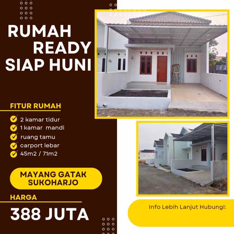 rumah murah dekat jalan mangesti gentan