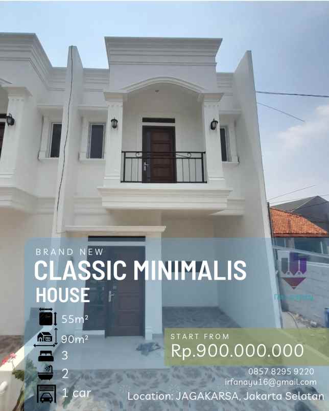 rumah murah mini cluster di jagakarsa jaksel