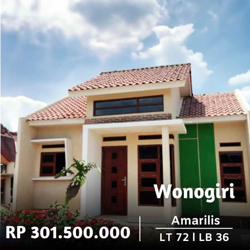 rumah murah promo melimpah wonogiri