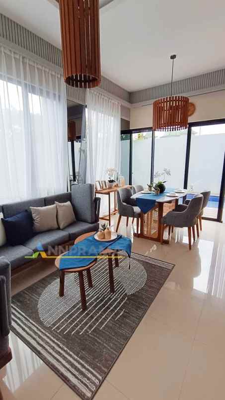 rumah nuansa resort kolam renang bogor selatan