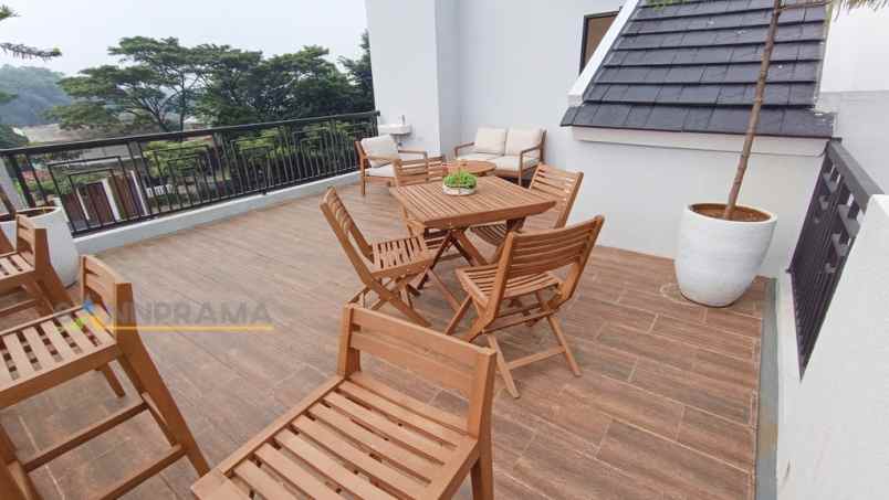 rumah nuansa resort kolam renang bogor selatan