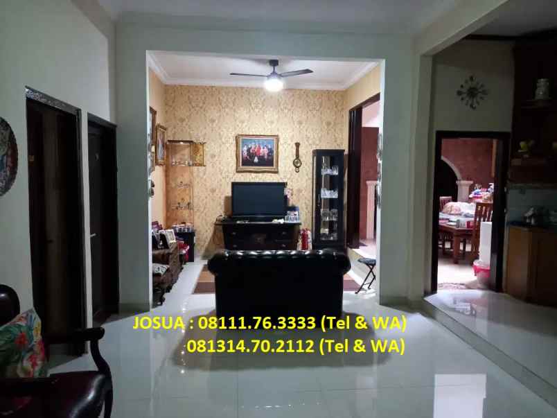 rumah rawamangun jaktim 2 lt lt 290 m2 lb 400 m2 bagus