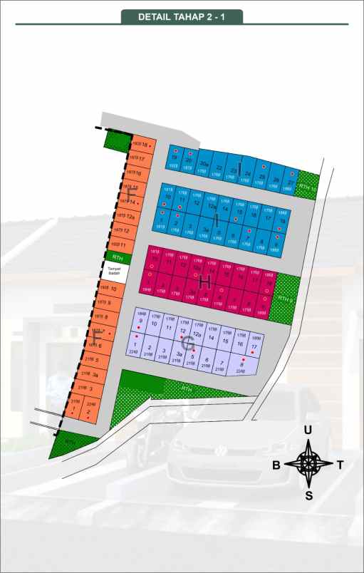 rumah subsidi modern 1 lantai di pakis