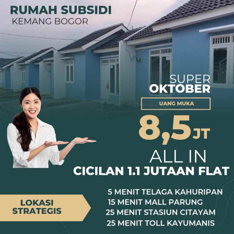 rumah subsidi termurah di kemang bogor