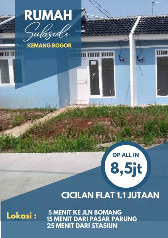 rumah subsidi termurah di kemang bogor