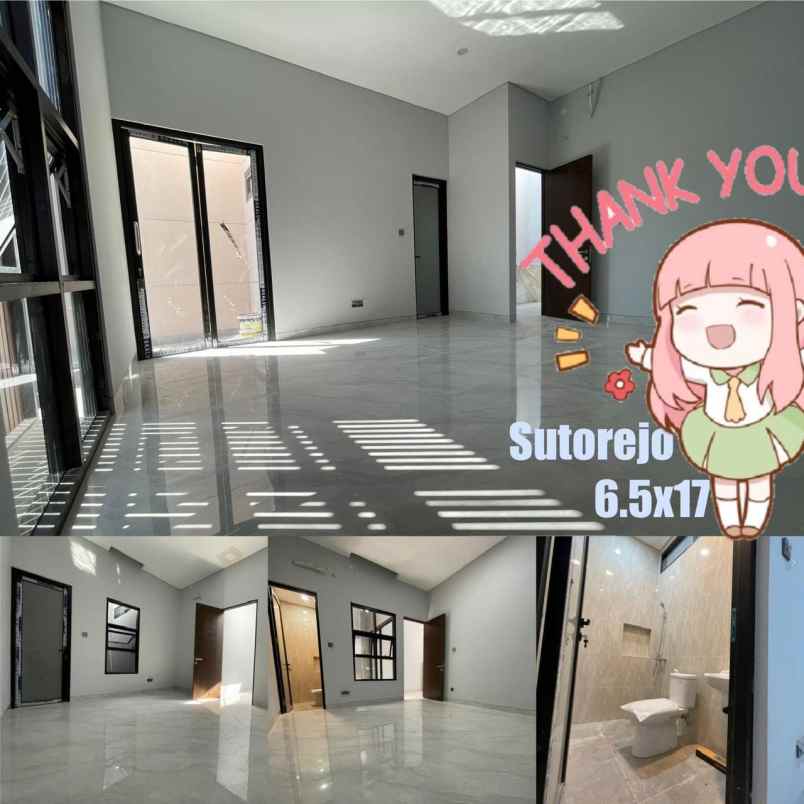 sutorejo 2 lantai row jalan 2 mobil carports 2 mobil