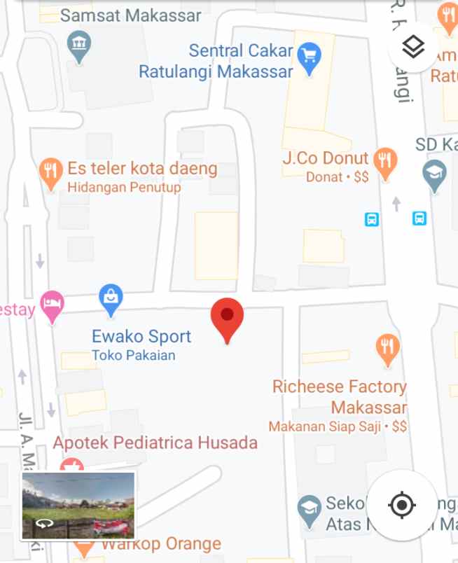 tanah 3 000 m2 di jalan ratulangi makassar