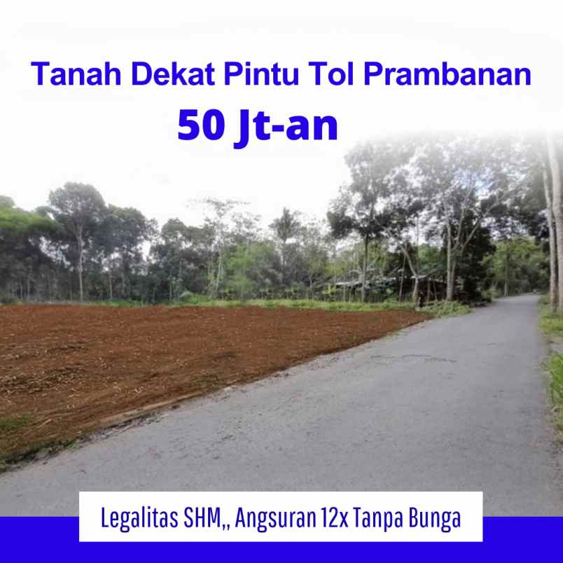 tanah dijual klaten dekat utara spbu manisrenggo