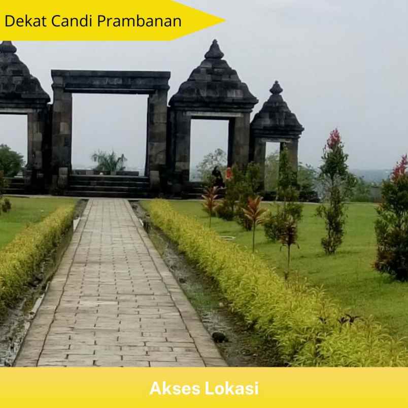 tanah dijual utara candi prambanan klaten