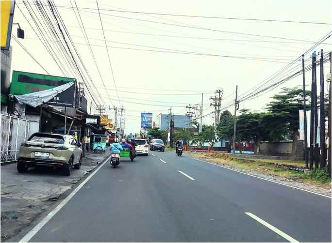 tanah jakal km 7 dekat pasar colombo luas 457 m