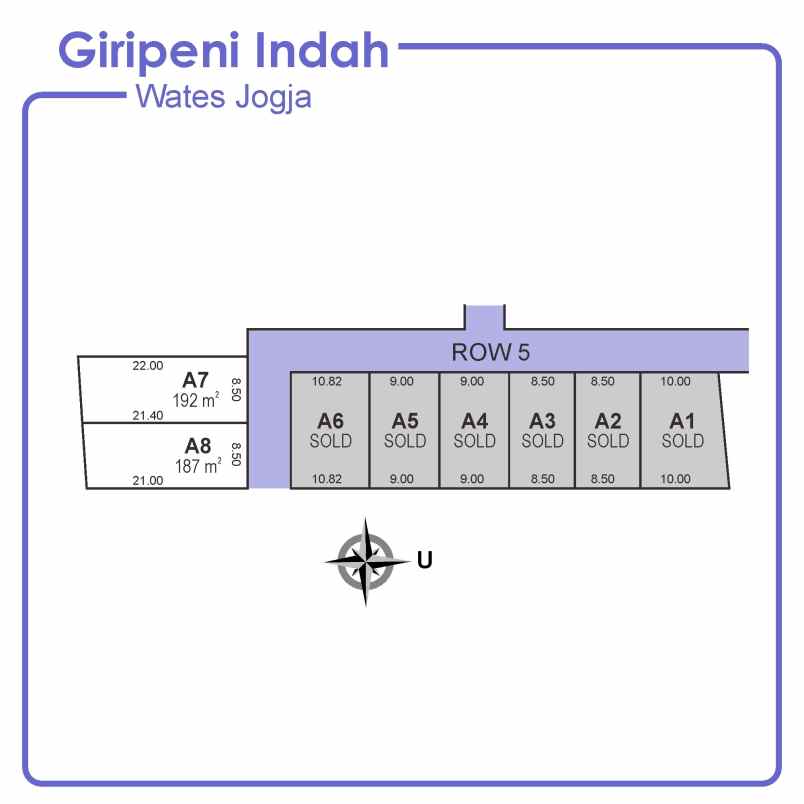 tanah jogja 8 menit stadion cangkring siap ajb