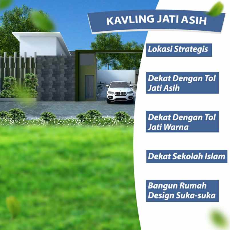 tanah kavling one gate siap bangun jatiasih bekasi