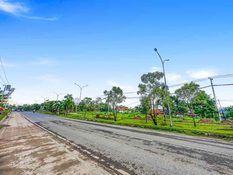 tanah murah pinggir jalan di kota palembang