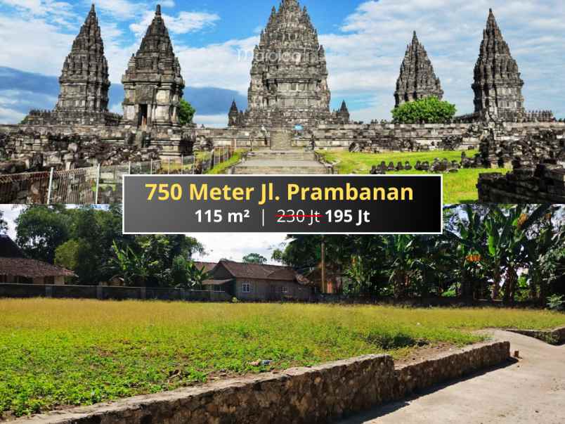 tanah murah prambanan 115 m2 shm 100 jutaan