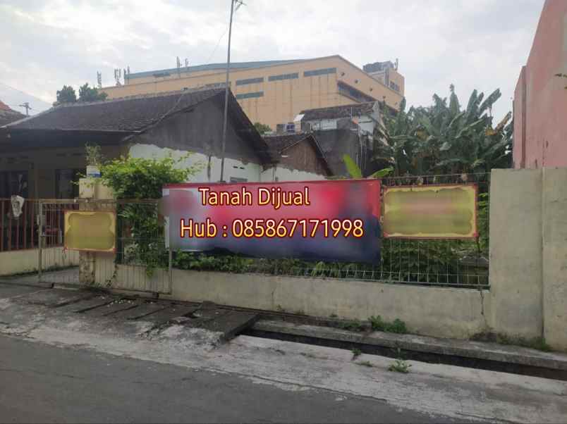 tanah pekarangan siap bangun pusat kota solo