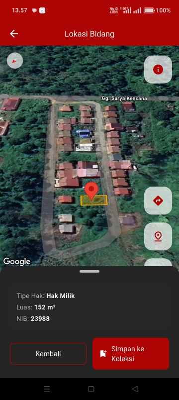 tanah wonodadi 2 komplek villa permata kencana