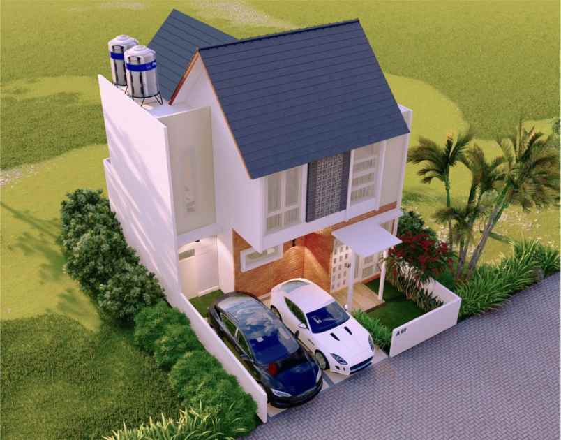 town house scandinavian eksklusif dekat pemda bogor